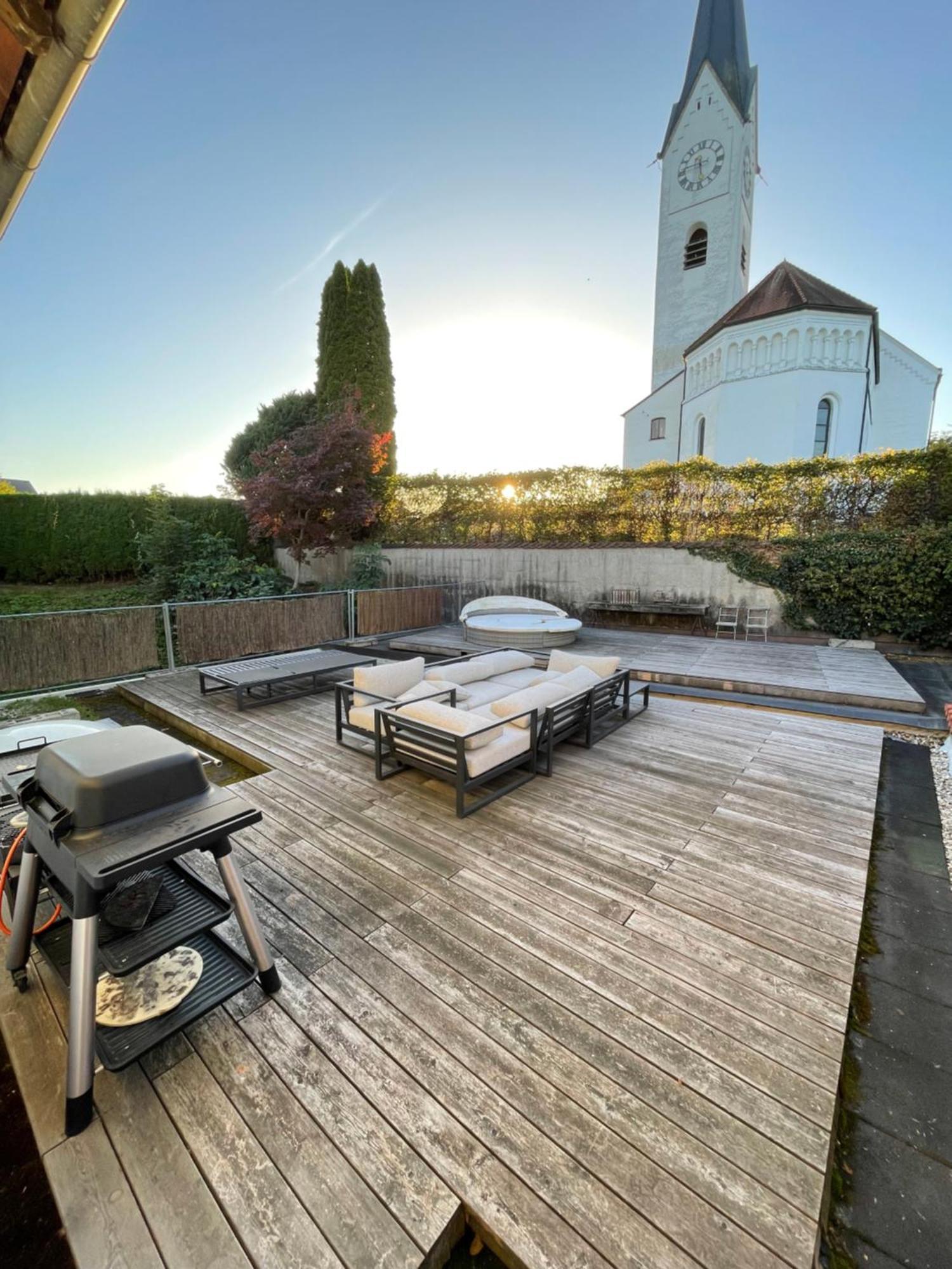 Ferienwohnung 130M2 Loft - Balkon, Smart Tv, Badewanne, Kaffee Rosenheim Exterior foto